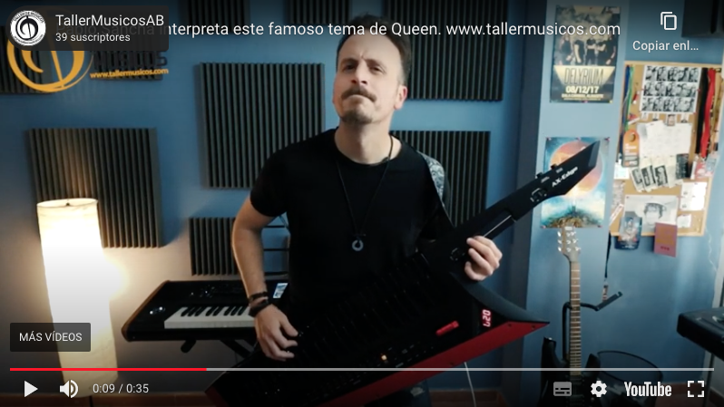 Pablo Sancha interpreta este famoso tema de Queen.